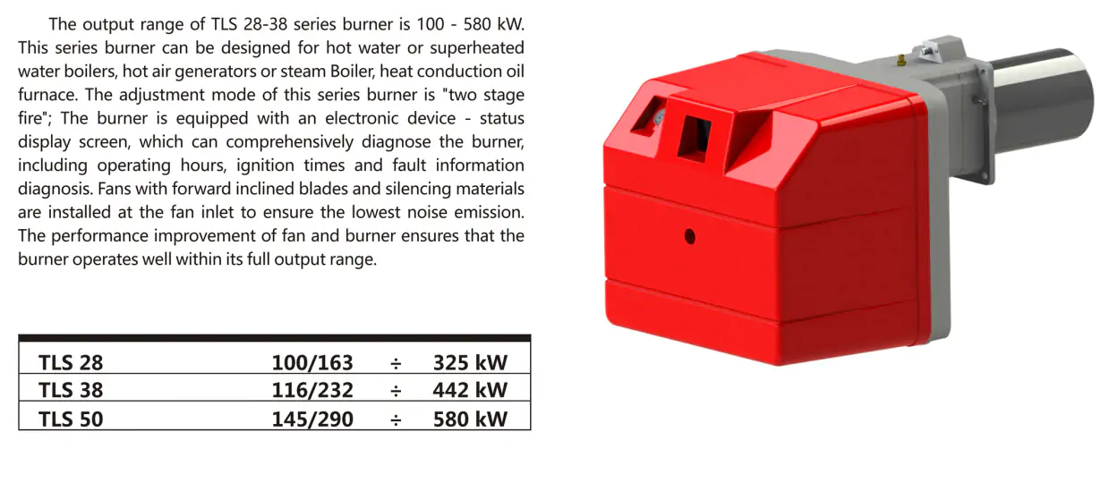 Dual Fuel Burners for Gas and Heavy Oil