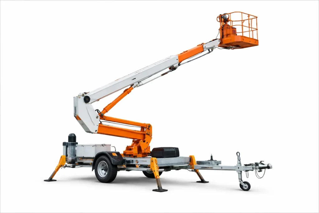 Boom Lift on Trailer