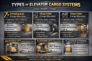 Cargo Elevator Types