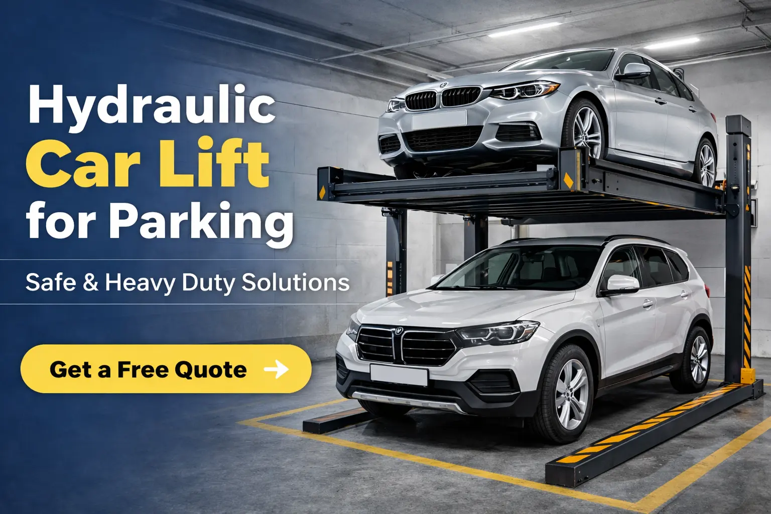 Hydraulic car lift