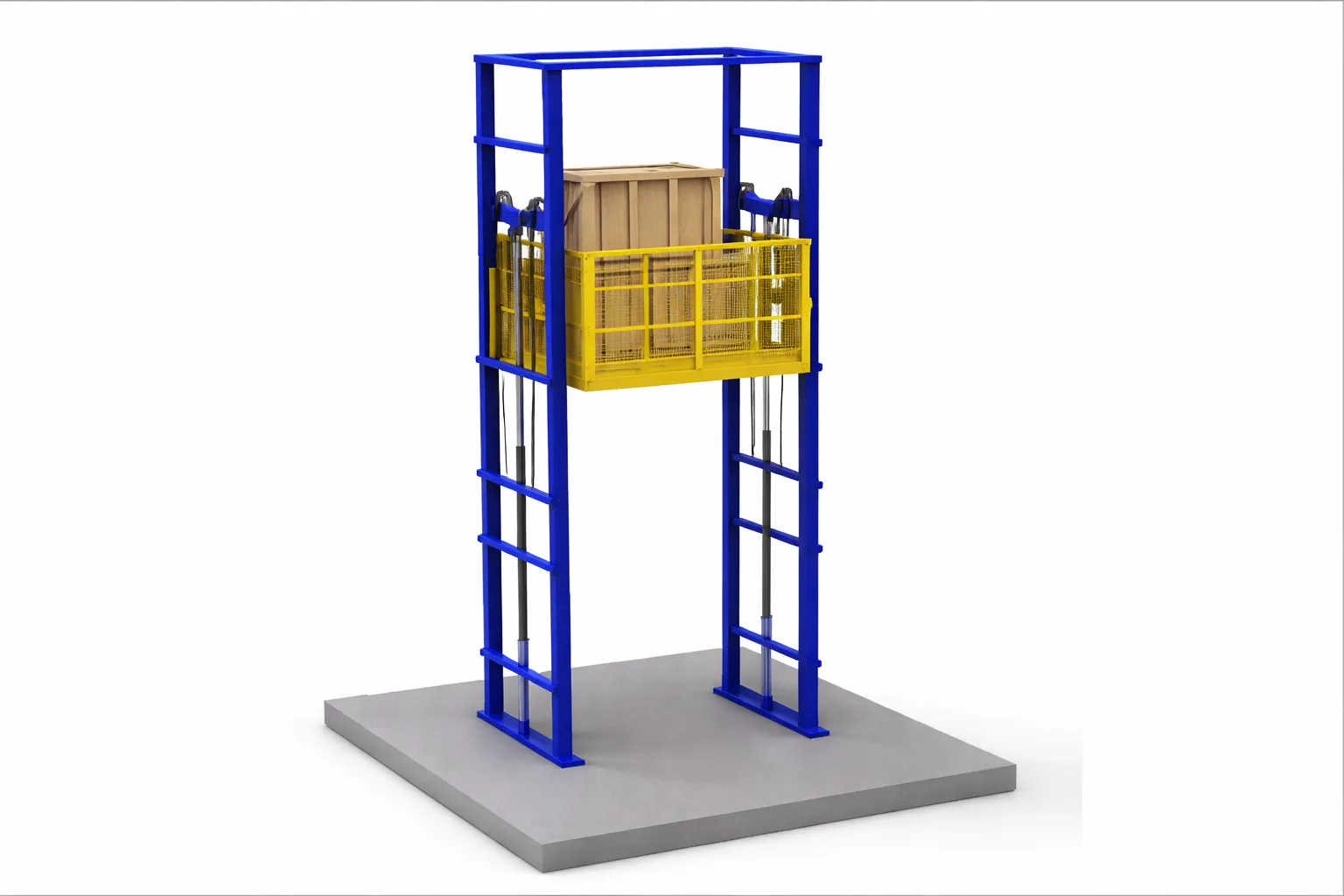Cargo Lift industrial equipment for warehouses
